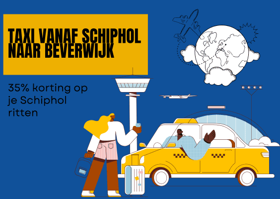 Taxi vanaf Schiphol naar Beverwijk 